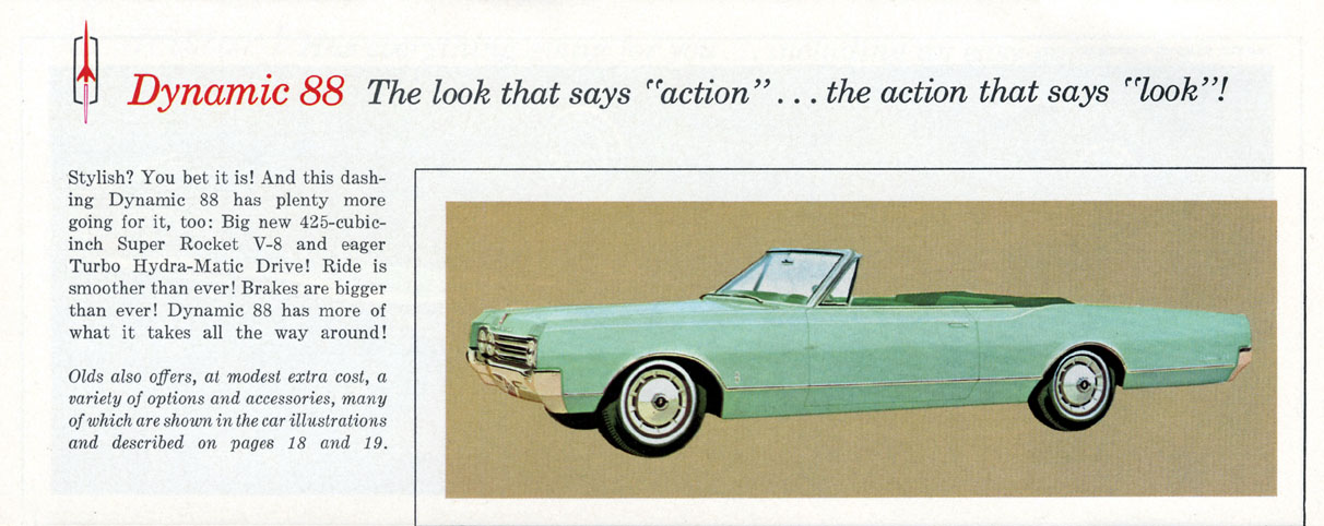 1965 Oldsmobile Motor Cars Brochure Page 3